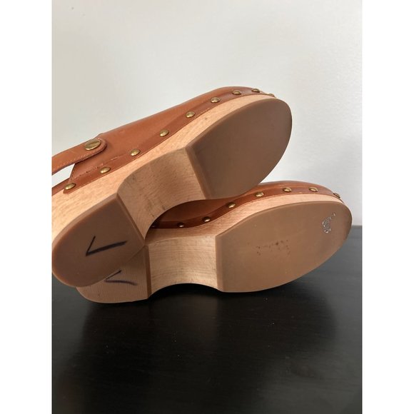 J Crew Convertible leather clogs, Flaw Size 8 - Picture 5 of 6